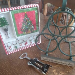 Holiday Wine Gift Set: Shower, Hostess or Housewarming ....You provide the Wine!